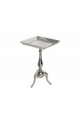 INVICTA stolik JARDIN SQUARE srebrny - aluminium - King Home